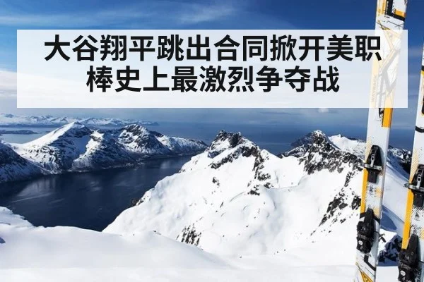 大谷翔平跳出合同掀开美职棒史上最激烈争夺战