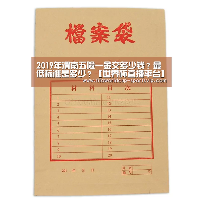2019年渭南五险一金交多少钱?最低标准是多少?【世界杯直播平台】(图3) 世界杯竞猜